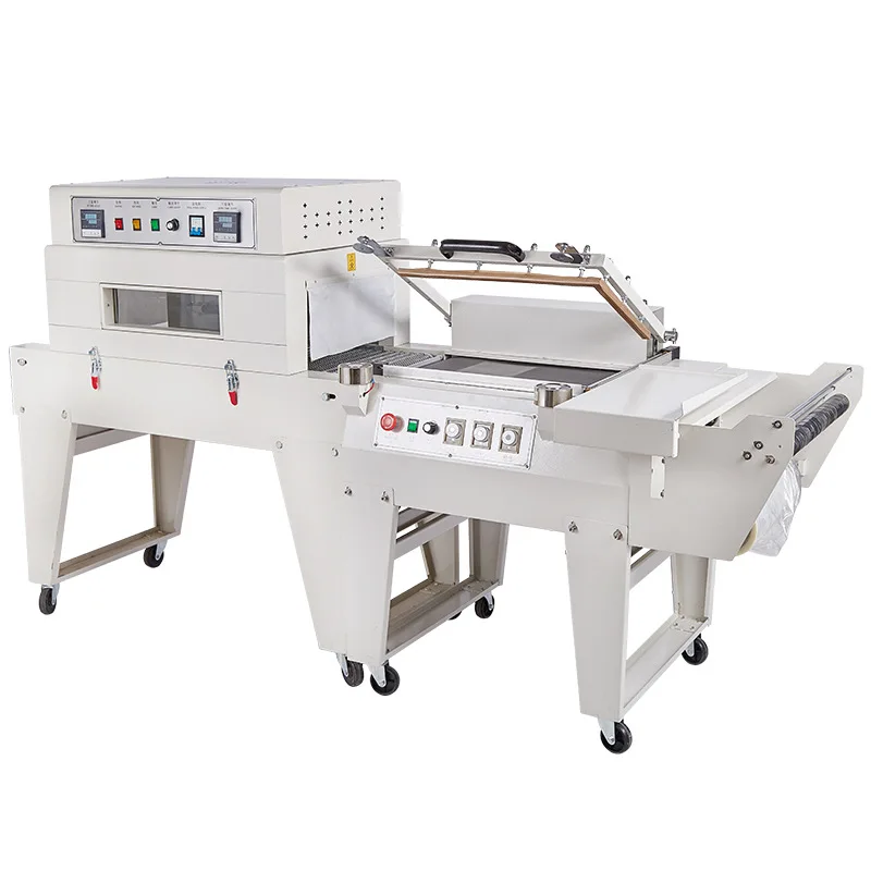 Semi Automatic shrinking seal shrink wrapping machine 2 in 1 shrink wrapper