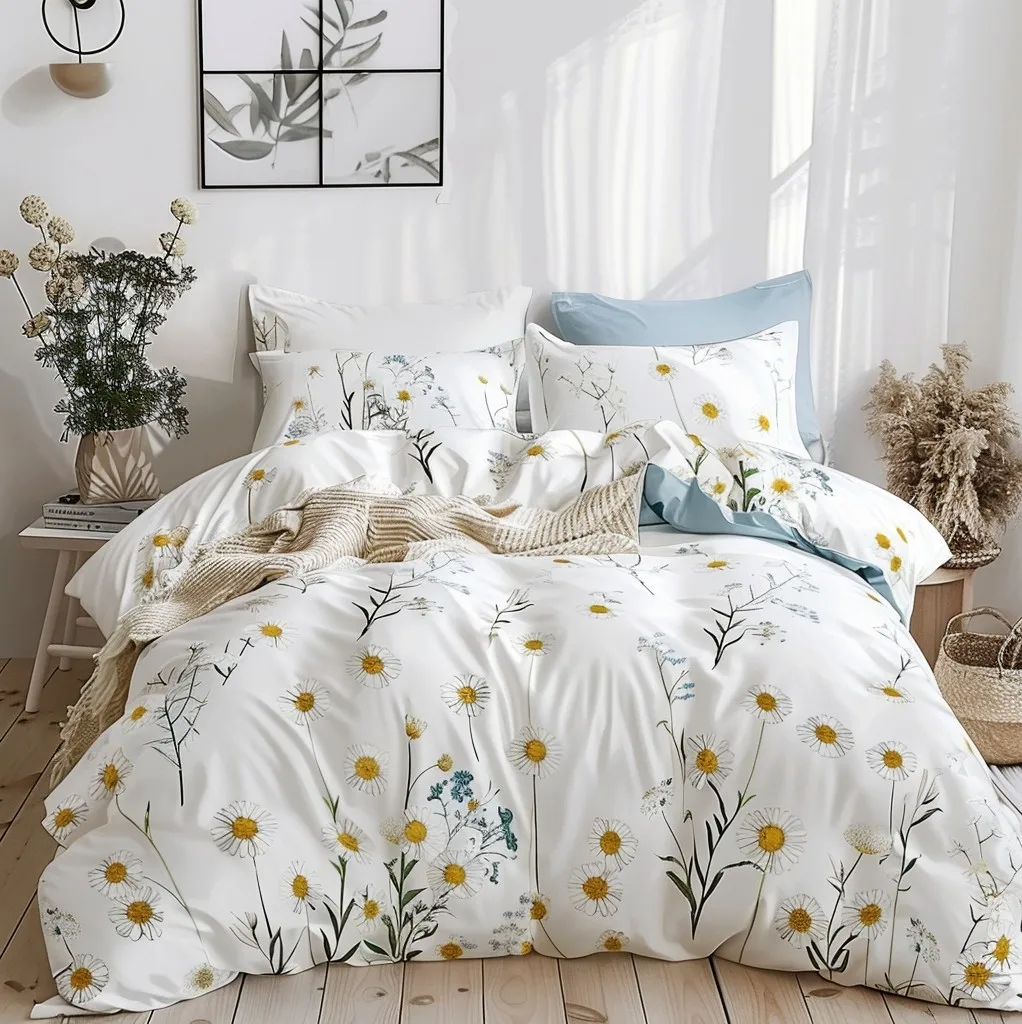 digital printing bedding set bed sheets set 24 pcs bedding set full size