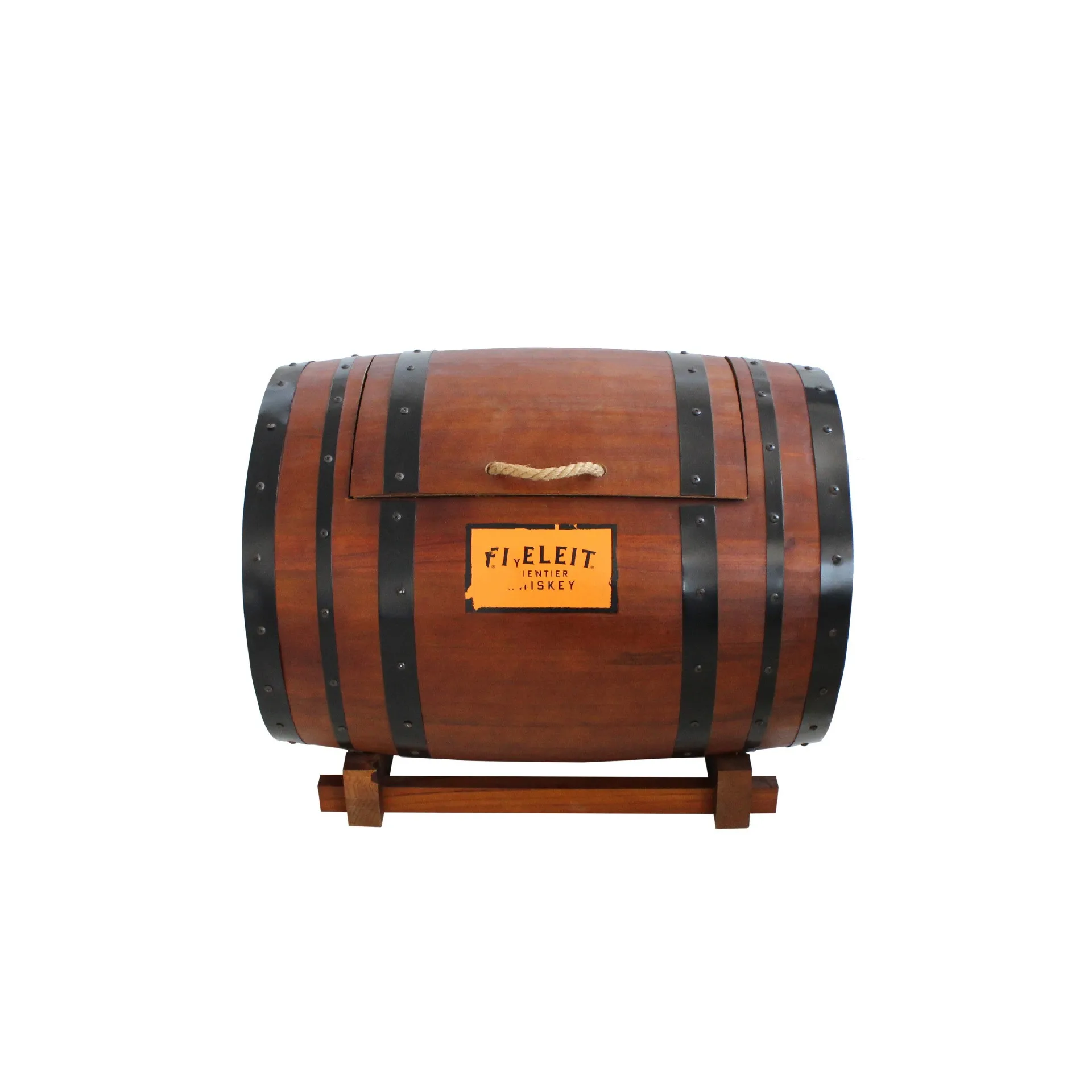 Custom 20L 30L 50L High Quality Outdoor Ice Beer Wood Cooler Box Wooden Ice Bucket Wooden Freezer