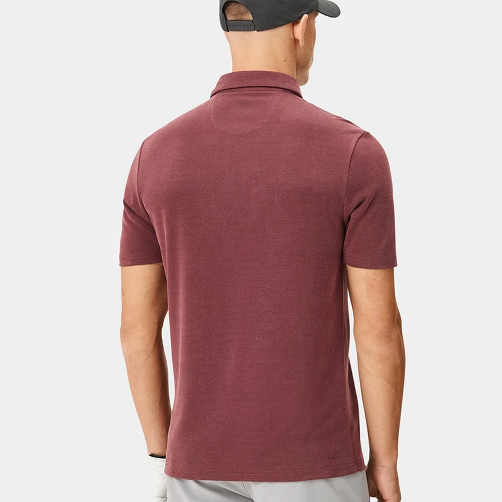 embroidery solid plain cotton polyester spandex quick drying Breathable sport golf corporate work Polo Shirt for men uniforms