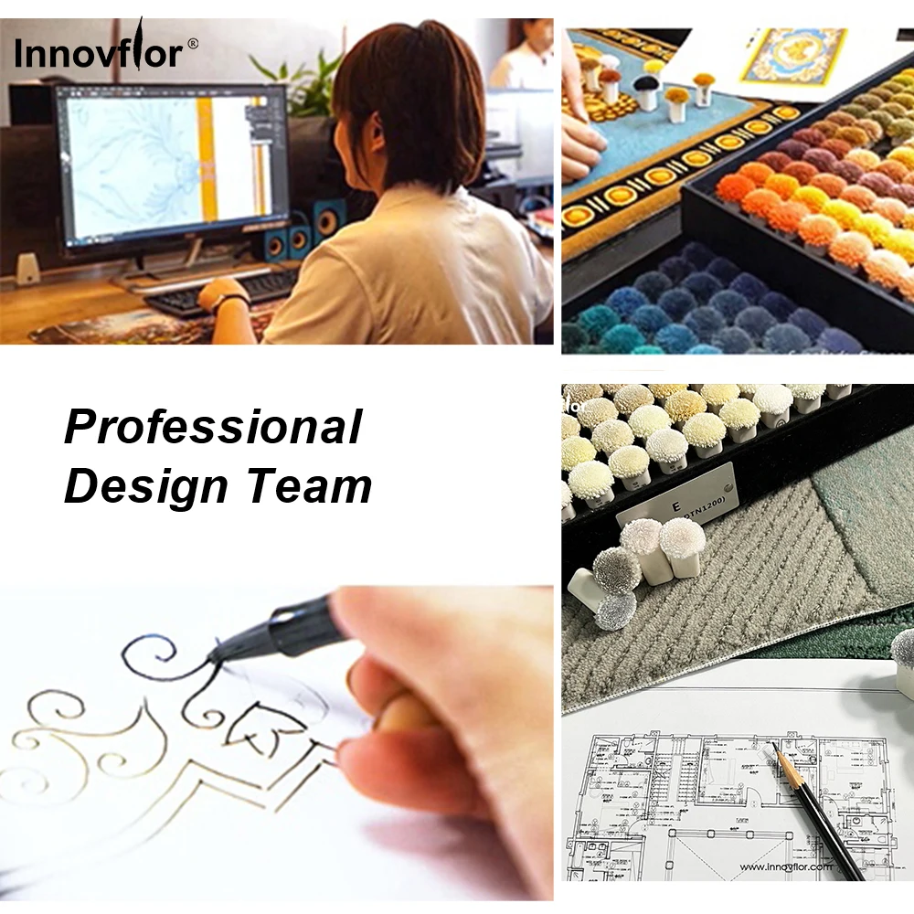 Wool Rugs Custom Made handtufted Area Carpets with Natural Fiber Designs Sets of Handmade Carpets