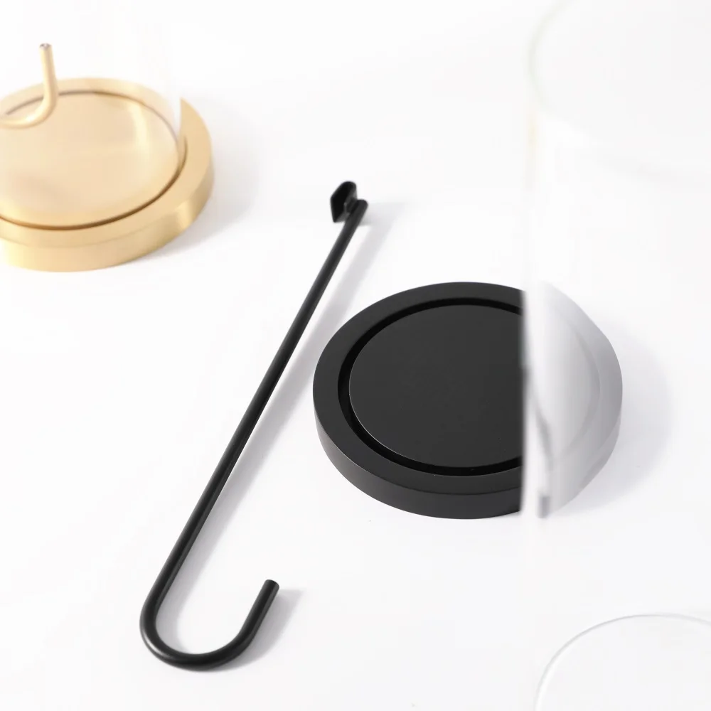 MAXERY Top Quality Brass Incense Sticks Holder Gold & Black Incense Burner for Home Decors