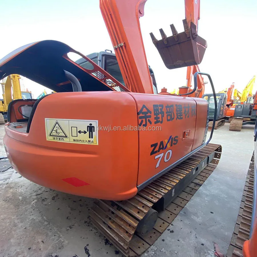 Бывший в употреблении мини-экскаватор хорошем состоянии hitachi70 оригинальный японский для продажи/б/у гусеничный экскаватор
