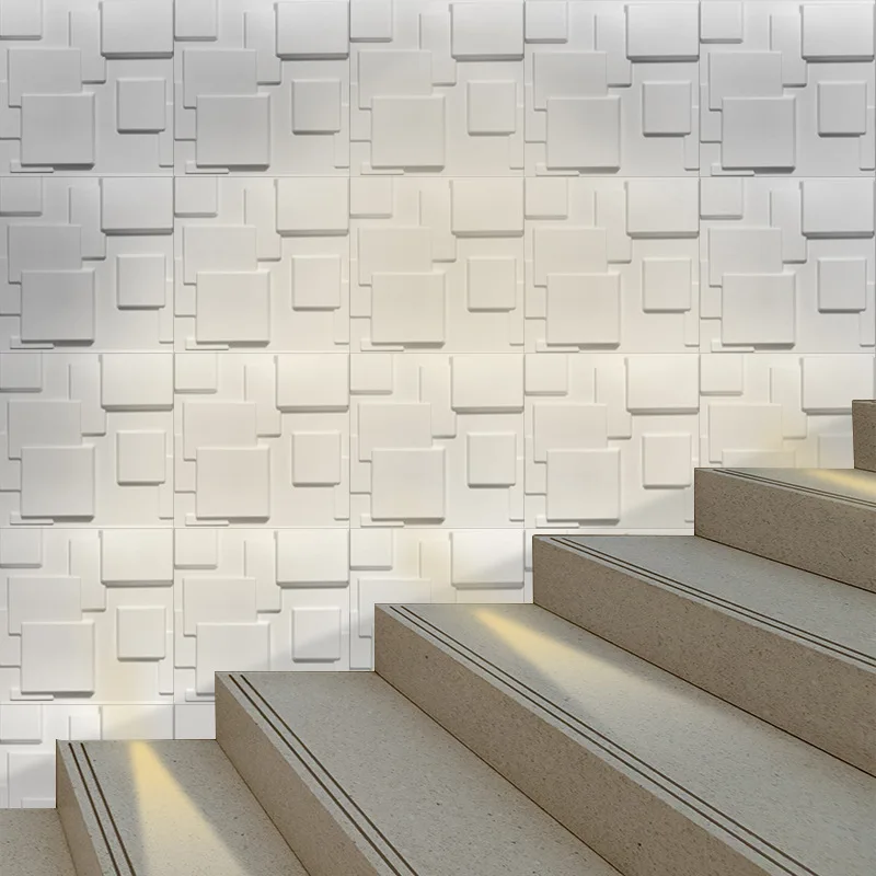 Indoor and outdoor decoration hotel restaurant door background wall sticker waterproof PVC 3D wall panel