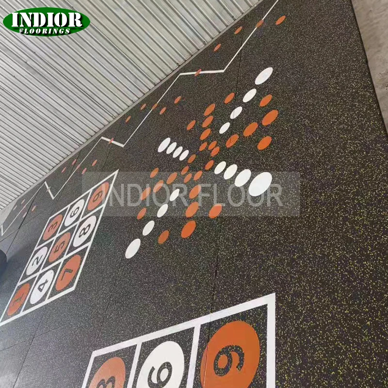 EPDM Rubber Flooring Roll Mats For GYM indoor basketball gyms swimming fins interlock rubber sheet Germany