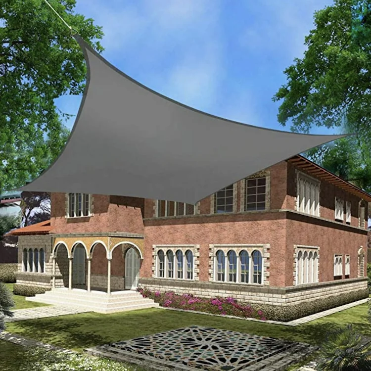 HDPE 2x3m Rectangle Dark Grey Shade Sails & Nets Sun Shade Sails