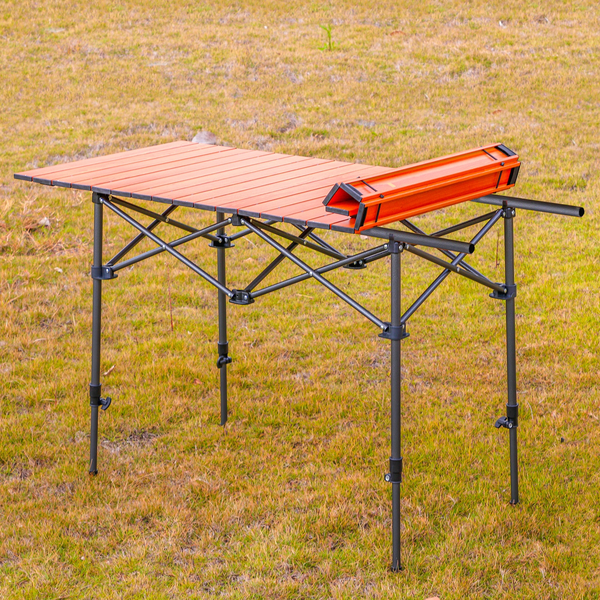 Дорожная мебель регулируемая по высоте портативный удобный для хранения Открытый Кемпинг Пикник складной алюминиевый стол