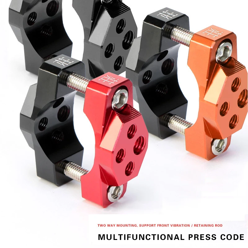 SLKE Electric Motorcycle pipe clamp accessories External tube mobile phone bracket faucet decoration fixed bumper external clamp