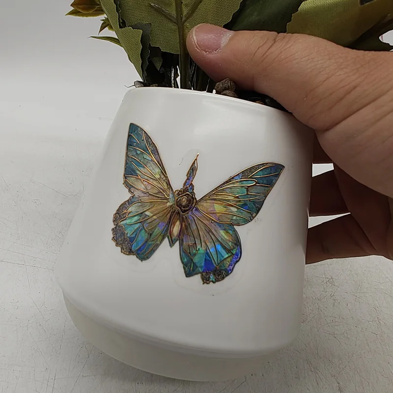 Cute Bonsai Artificial Flower Pot zen pot air bonsai pot for Home Office Glazed Ceramic garden planter for tabletop Decoration