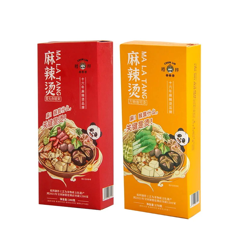 Various good quality Chinese hotpot instant food Spicy Hot Pot with sweet potato vermicelli