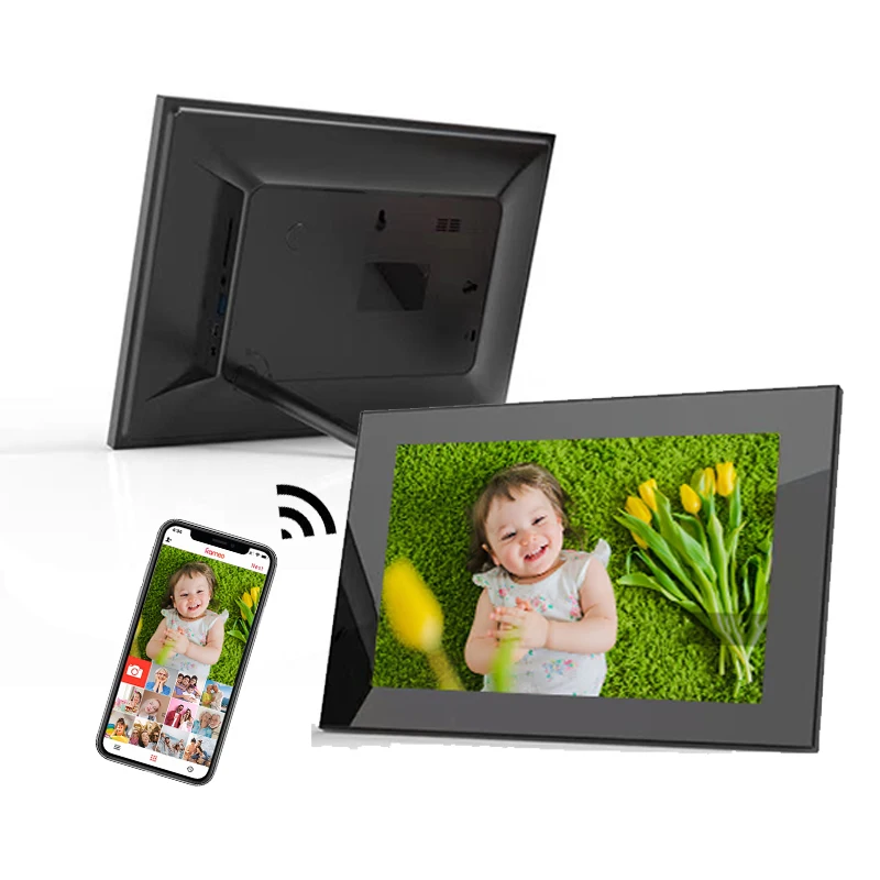 Сенсорный экран IPS USB облачные рамки 10 1 дюймов цифровая фоторамка с