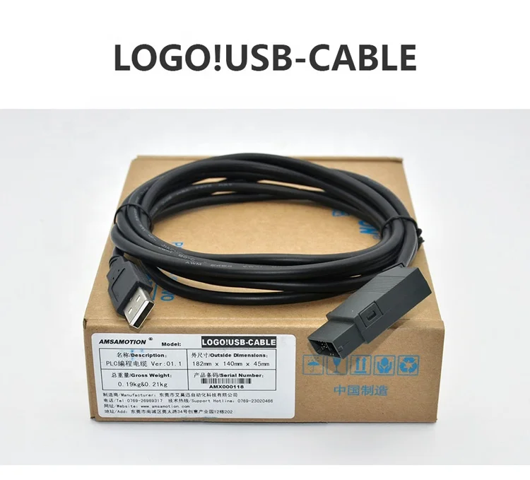LOGO! USB-Cable For Siemens LOGO Series PLC programming cable RS232 Cable  PC-6ED1057-1AA01-0BA0