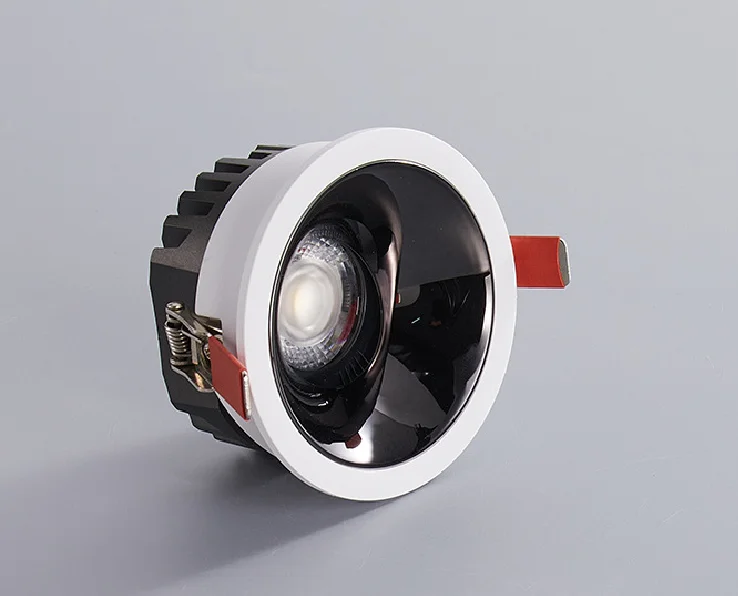 Home Office Adjustable 5W 12W 20W Indoor Led Downlights Black White Aluminum Downlight Housing Recessed Led Down Light
