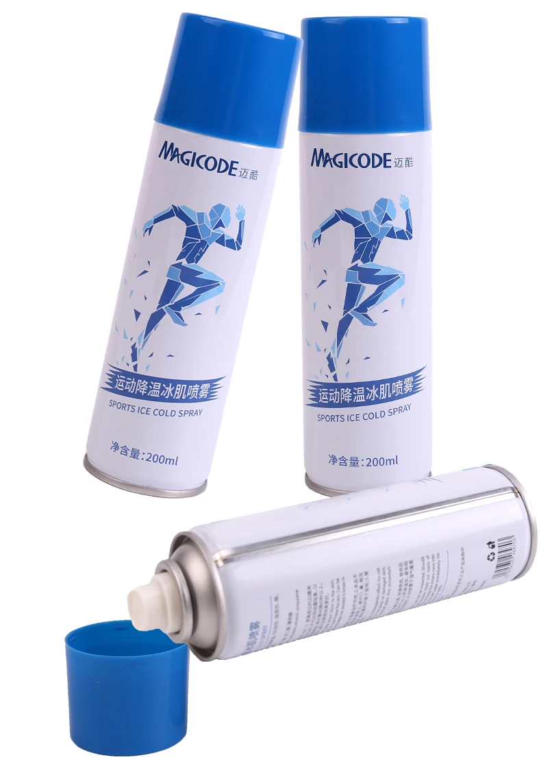 Factory Wholesale Sports Ice Cold Spray 200ml Spray for Alleviating Sprain