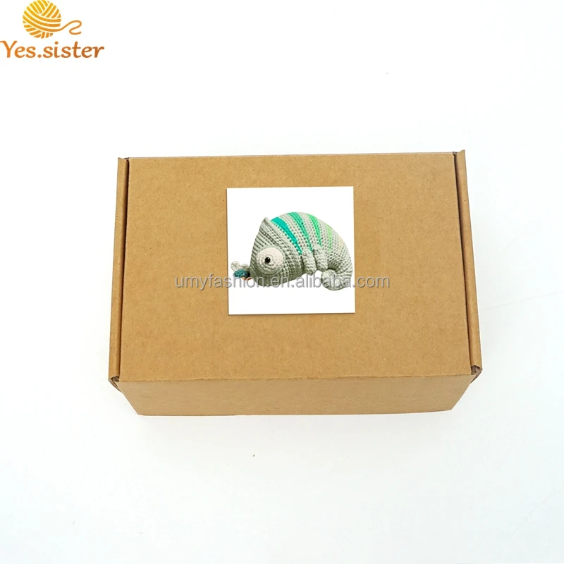 Hot Easy to Learn Children Hand Knitted Stuffed Animals Gift Crochet Kit Diy Making