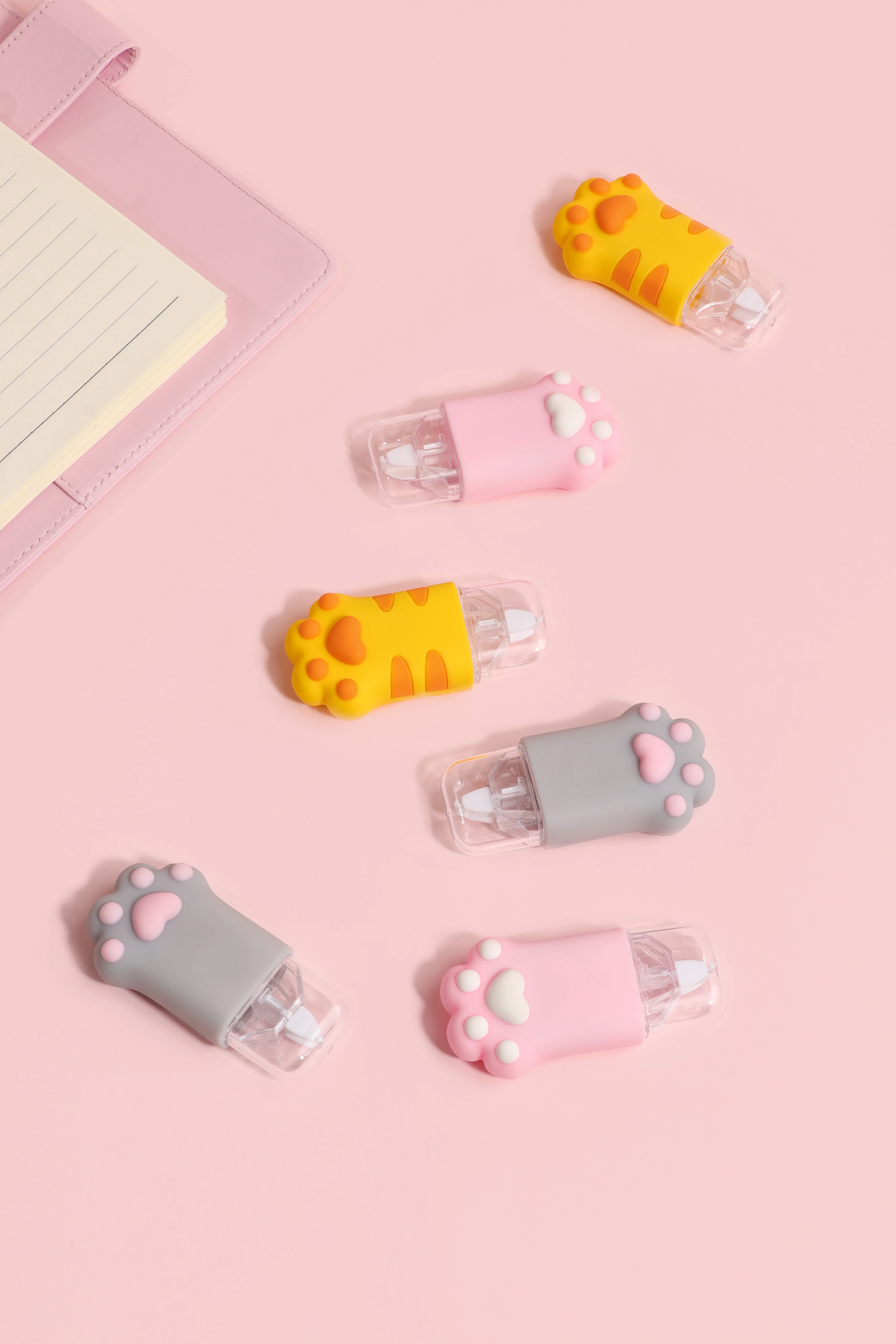 kuki Kawaii Cute Corrector Tape Funny cat paw Design Correction Tape stationery supplies
