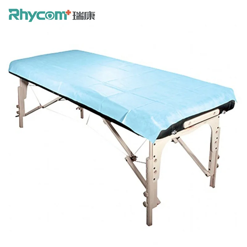 Rhycom supply medicalhospitalspanursing centerhotelexam table couch roll papernon woven drape sheet disposable bed sheet