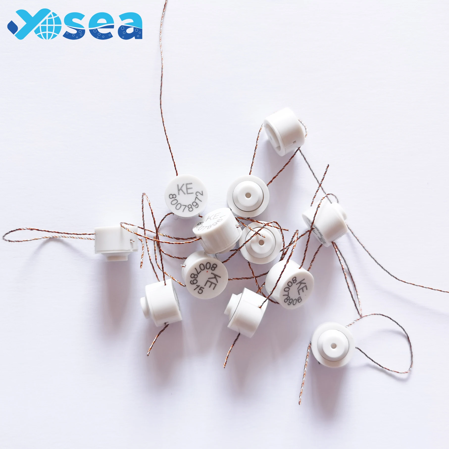 customer print automatic metering storage box sealed grain container anti-tampering water meter connecting seals