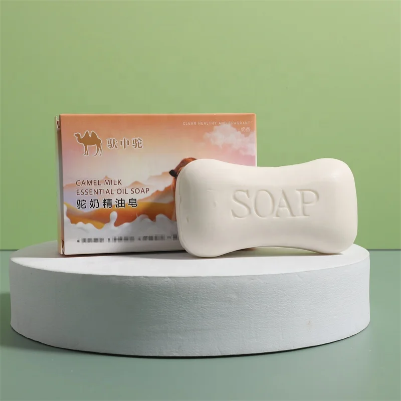 High Quality 100g Natural Camel Milk Essential Oil Soap Custom Logo Moisturizing Body Face Portable Soap