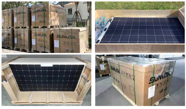 Factory Direct Supplier Sunman 48V Thin Film Flexible Solar Panels Manufacturer Monocrystalline Silicon Solar Panel Set Pv Modul