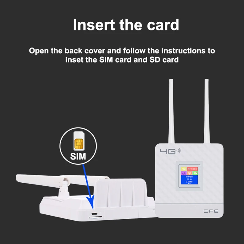 4g lte sim Wireless CPE Wifi Router With LAN Port Card 4G Portable Mobile WiFi Cat4 usim card modem