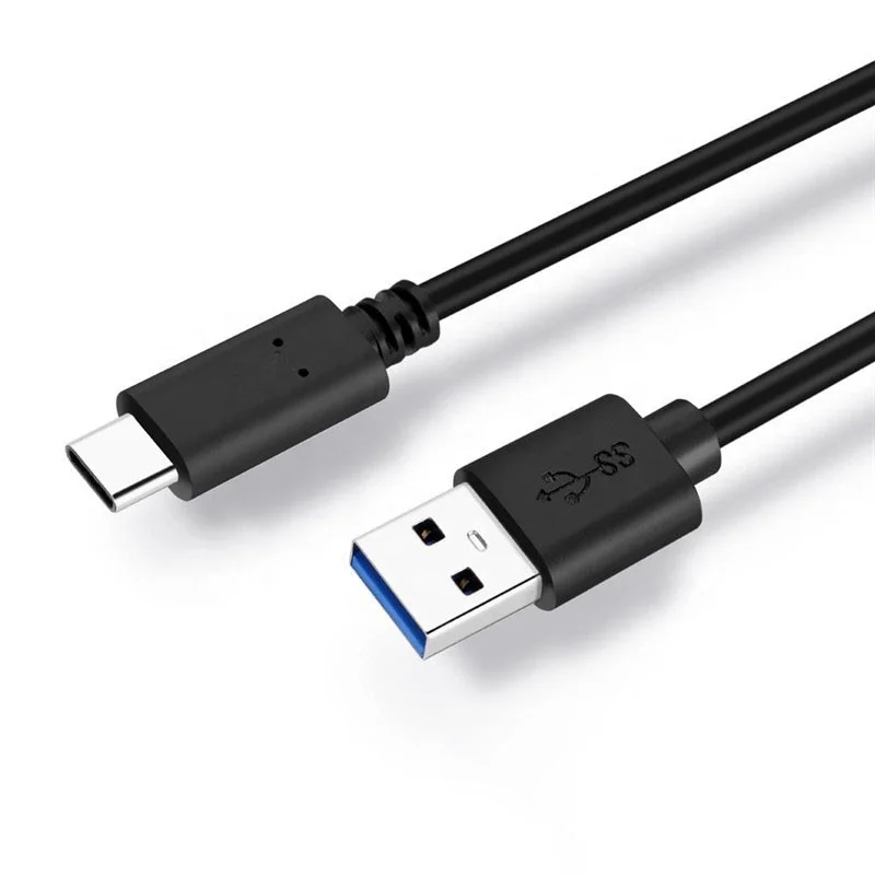 Type C Cable 3A Fast Charging USB C To USB A Cable Type-C To USB Cable Black 1M