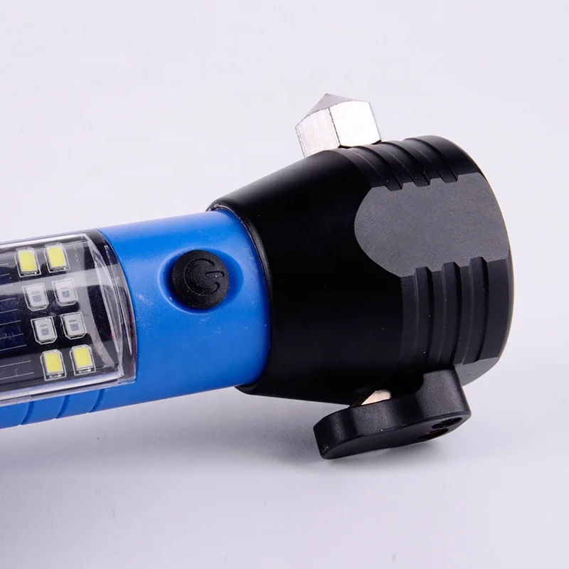 Multifunction Car Emergency Rescue Flashlight Hammer Belt Cutter