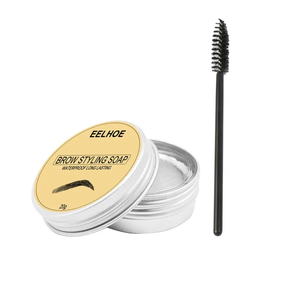 No Need Water  Clear Brow Wax Styling  Fixing Vegan Brow  Freeze Sculpt  Soap With  Brush  Eyebrow Gel