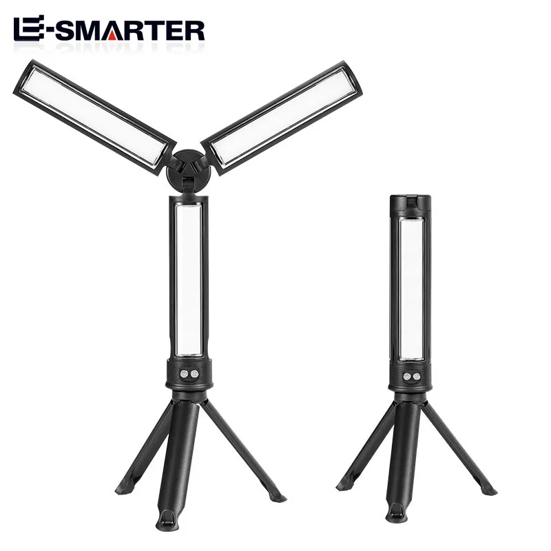 Flashlight Emergency Plastic Working Light Usb Rechargeable Cob Led Work Light Worklight