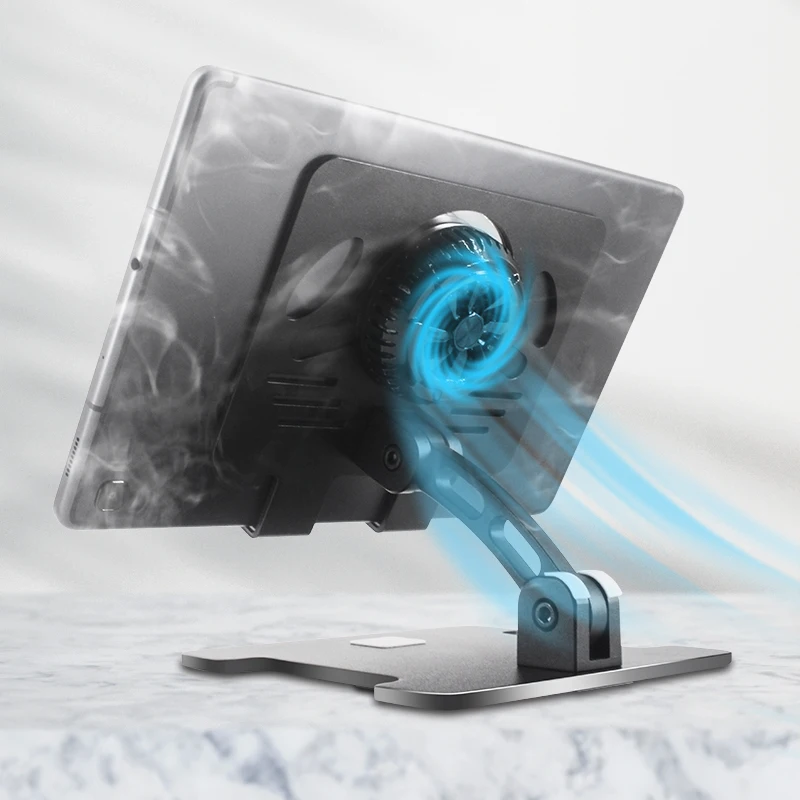 Suit for PUBG Tablet Stands Cooler Fan Stable Cooling Holder  Quiet Fan Laptop Stand For Ipad Pro Stand