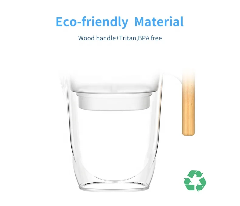 Щелочной водородный генератор, пищевой Поликарбонат и ABS с фильтрующим кувшином для воды