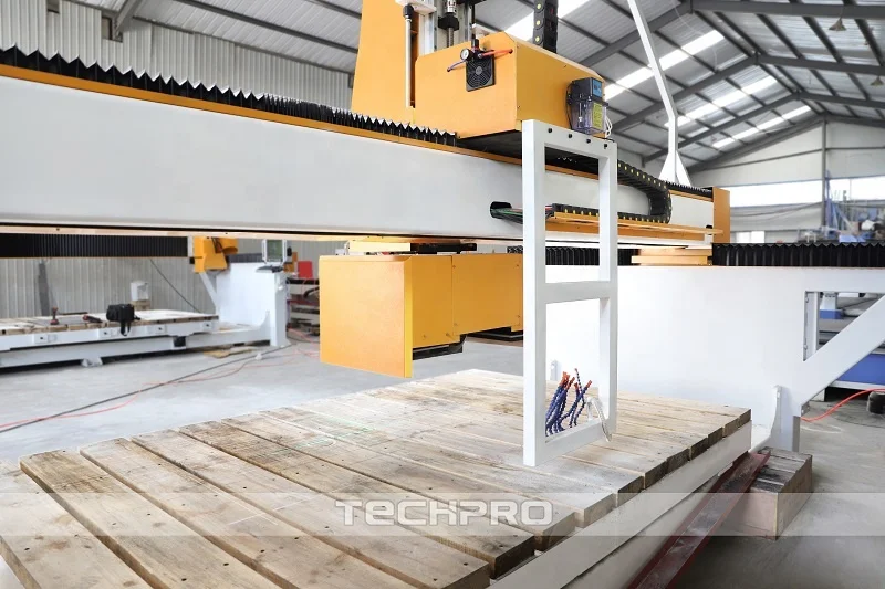Новая гранитная пила мостовая 5-осевая машина для резки камня CNC мрамора и инструменты
