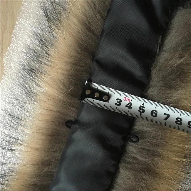 15-16cm Real Fur Raccoon Pom poms