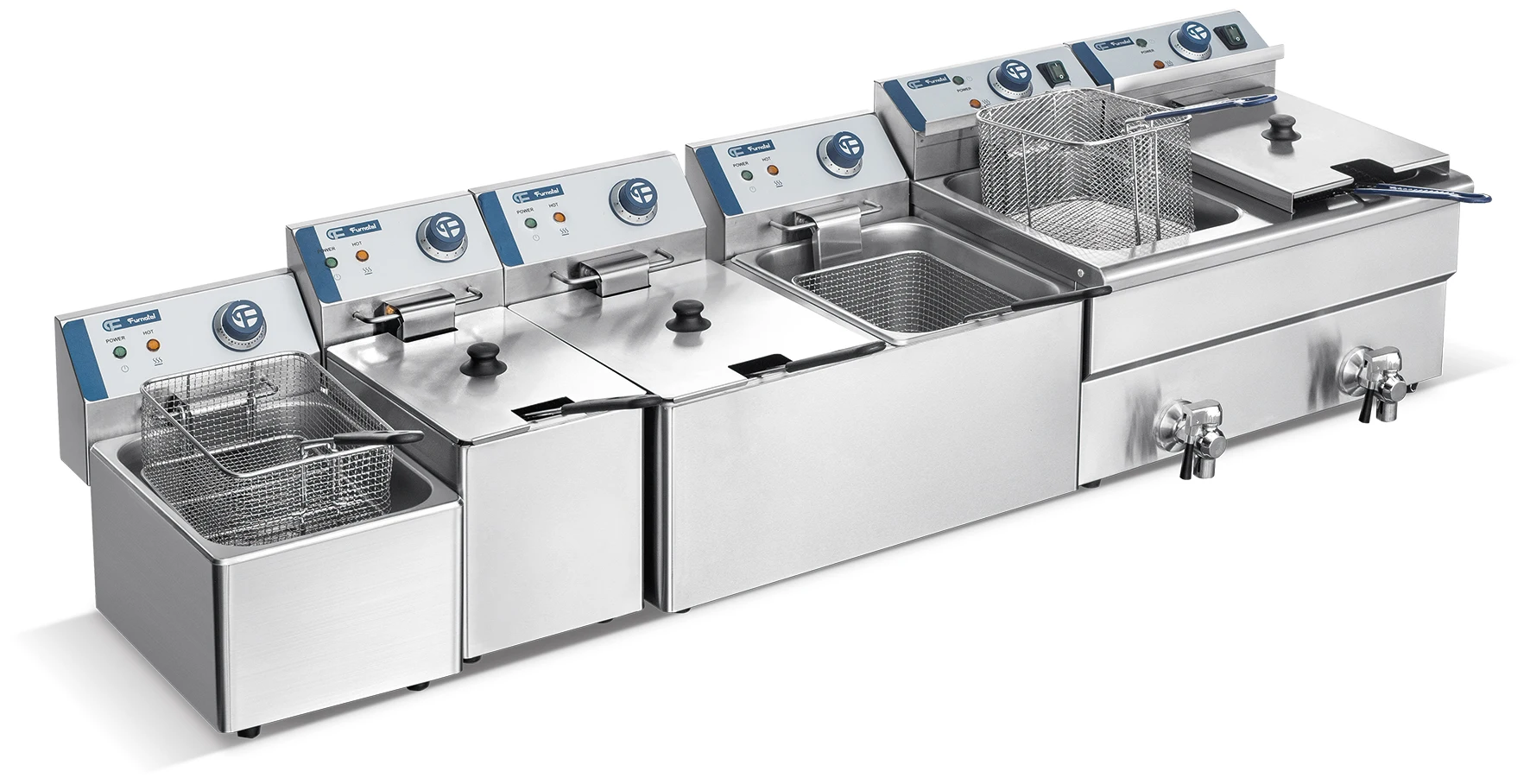 Продажа на складе 8 л электрическая 2 бака двойные картофельные чипсы куриная фритюрница для магазина быстрого питания