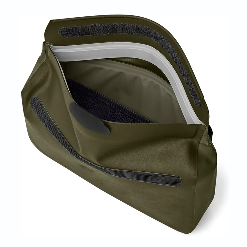 Suntour Olive color Sidekick Dry Waterproof Gear Case and Bag
