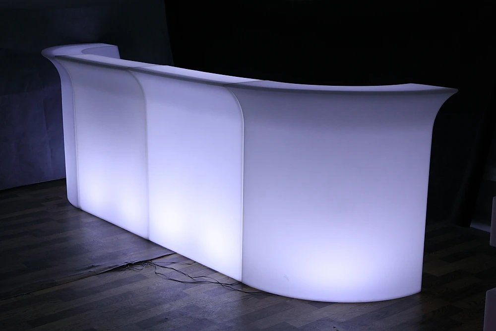 bar counter, Led Light bar furniture bar counters design, led plastic bar counters