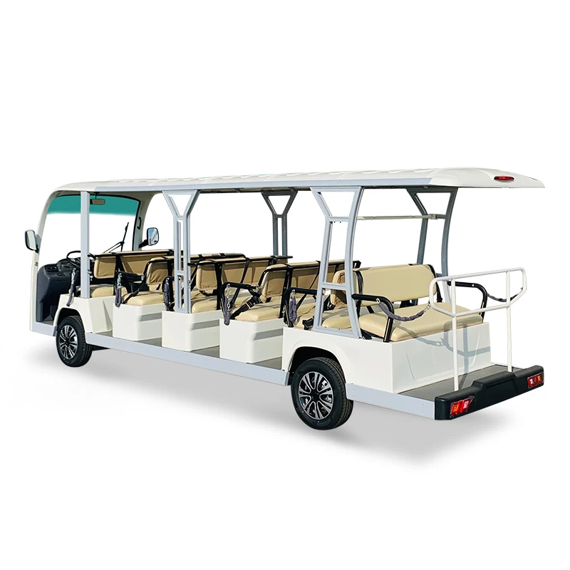 Бестселлер Электрический челнок 17 пассажирский экскурсионный автобус с мощной конфигурации 8.5kw моторный накопитель переменного тока