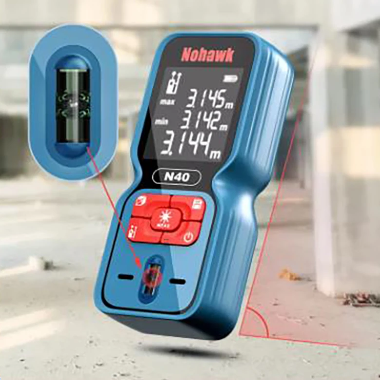 Nohawk OEM Digital inch Laser meter level measuring instruments Laser Distance Measure With Real Time Measuring