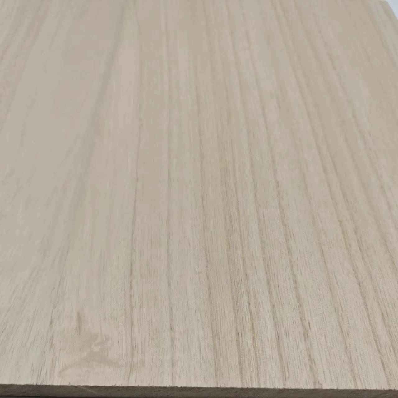 custom Paulownia Edge Glued Boards white pine wood panels decorative Solid Wood Timber finger joint board