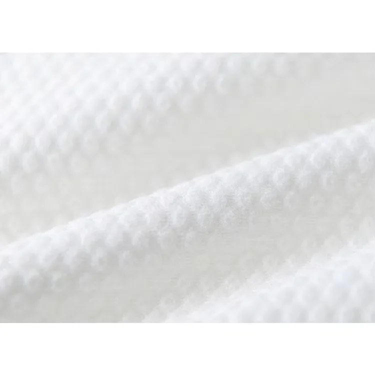 Custom print white Spunlace nonwoven Non woven Fabric roll for Disposable face towel
