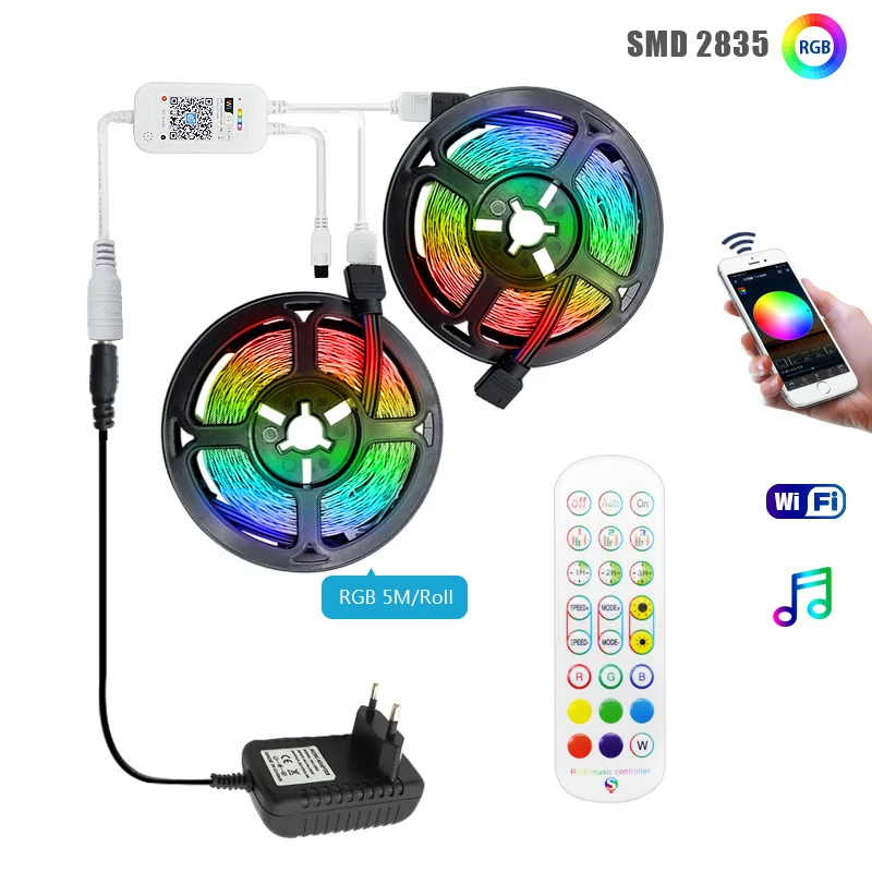 12 В 2835 rgb Изменение цвета smart wifi светодиодная подсветка для изогнутого смарт-телевидения