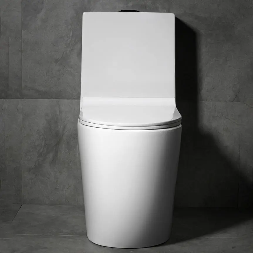 Modern hotel siphonic bathroom wc toilet commode floor mounted closestool siphonic bathroom ceramic one piece toilet