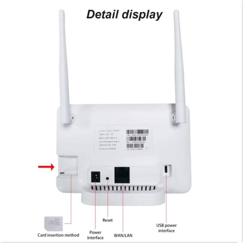 Unlocked OEM ODM 4G Cpe Wifi Routers CP106 4G LTE Wireless With Rj45 Wan Lan 4G home office Router