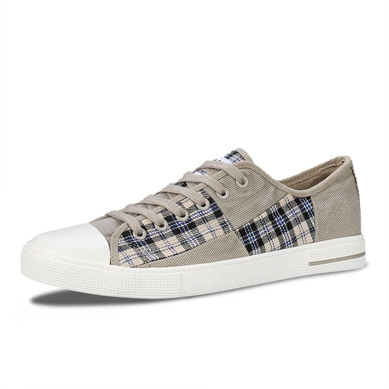 2024 Hot Sale Men Low-top Canvas Loafers Summer Breathable Men Canvas Casual Shoes -