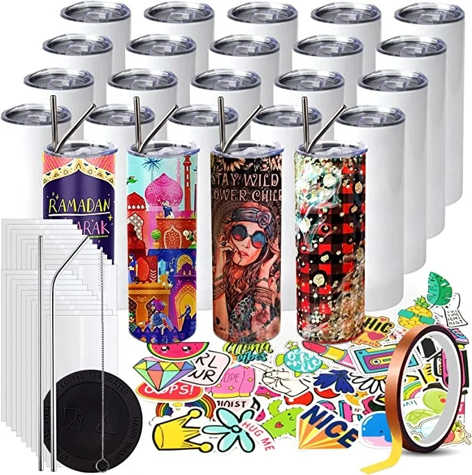 Glitter gold glow flamingo fancy egg shape eco friendly double walled sublimation diy cute stainless steel tumbler cup 20oz