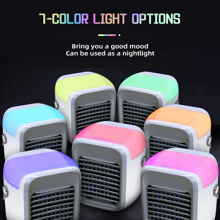 3 In 1 Led Mini Usb Water Air Fan Portable Air Cooler Fan Mini Usb Air Conditioner 7