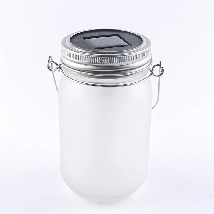 Outdoor Solar Mason Jar Solar Lights,Waterproof Mason Jar Solar Lights Bottle Solar Glass  Led Light Solar Garden Lights