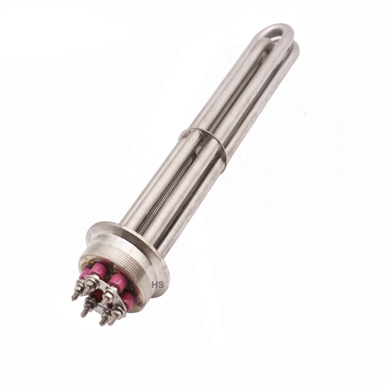 3 кВт, 6 кВт, 9 кВт, три зажима 1,5 дюйма, 2 дюйма, Электрический резервуар для воды с быстрой загрузкой, трубчатый нагреватель, погружной нагреватель