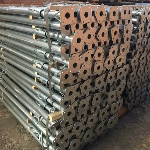 Steel Scaffolding Prop Painted Shoring Building Jacks For Construction Use Adjustable Steel Props