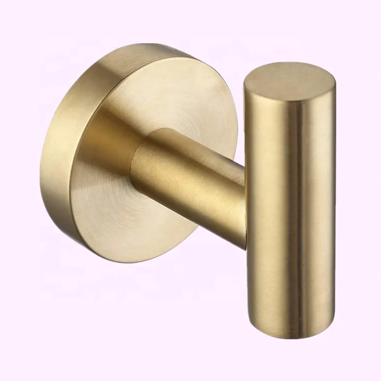 LQS Gold Robe Hook Luxury Stainless Steel Kitchen Accessories Home Decoration Supplier